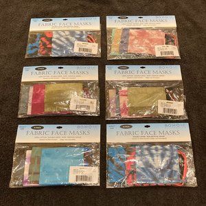 Fabric Face Masks 4 per bag (6 bags bundle)